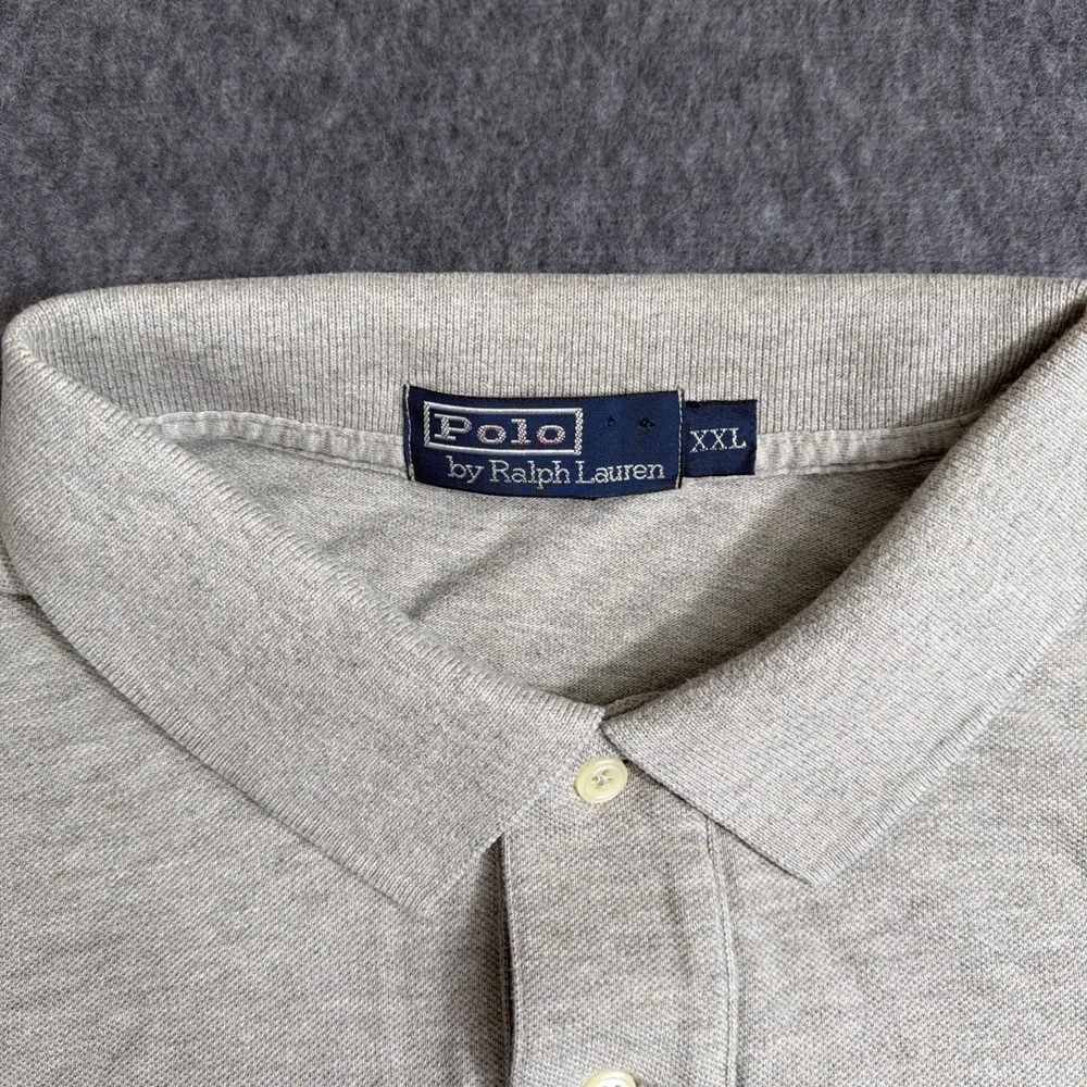 Polo Ralph Lauren Polo Shirt Men's XXL Classic Cotton Grey